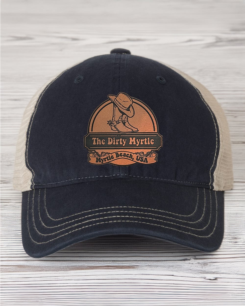 Dirty Myrtle Myrtle Beach Custom Hat CCMF Lovers Coastal Forest Photo Design